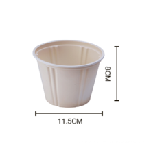 Disposable eco-friend water bowls 460ml / Eco-friendly  corn starch Bowl with lid